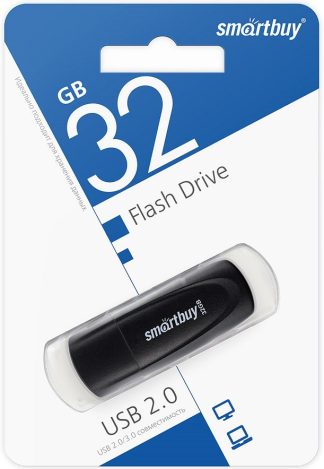 USB флеш накопитель 32 Gb SmartBuy Scout Black USB 3.0 SB032GB3SCK