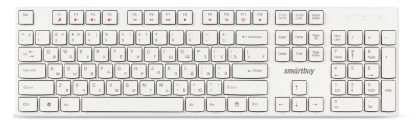 Клавиатура проводная Smartbuy ONE 238 USB белая SBK-238U-W мультимедийная