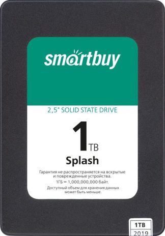 SSD Накопитель 2.5" SmartBuy Splash 1TB SBSSD-001TT-MX902-25S3 SATA3 MAS0902 3D TLC