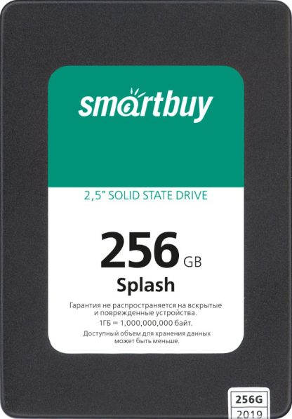 SSD Накопитель 2.5" SmartBuy Splash 256Gb SBSSD-256GT-MX902-25S3 SATA3 MAS0902 3D TLC
