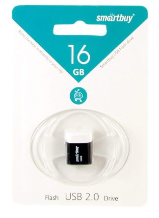 USB флеш накопитель 16 Gb SmartBuy LARA Black SB16GBLARA-K