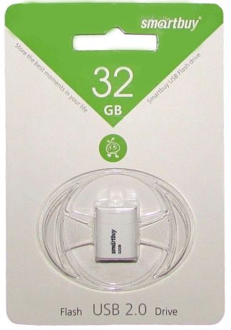 USB флеш накопитель 32 Gb SmartBuy LARA White SB32GBLARA-W