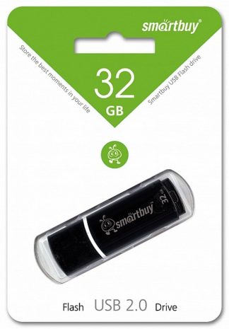 USB флеш накопитель 32 Gb SmartBuy Crown Black SB32GBCRW-K