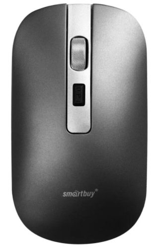 Мышь беспроводная Smartbuy 402CAG серый металлик с зарядкой от USB/SBM-402CAG-G