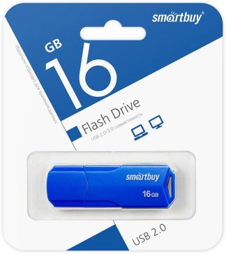 USB флеш накопитель 16 Gb SmartBuy CLUE Blue SB16GBCLU-BU