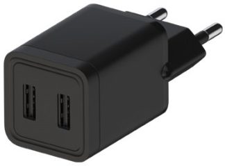З/У Maxvi (A202) 2 USB, 2A черное