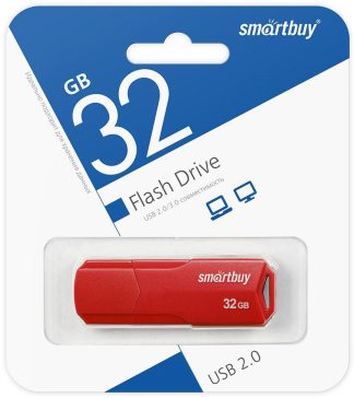 USB флеш накопитель 32 Gb SmartBuy CLUE Red SB32GBCLU-R