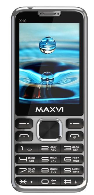 Сотовый телефон MAXVI X10i Metallic Silver