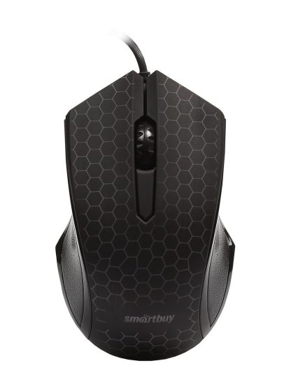 Мышь проводная Smartbuy ONE 334 черная 1000 dpi / SBM-334-K / с подсветкой