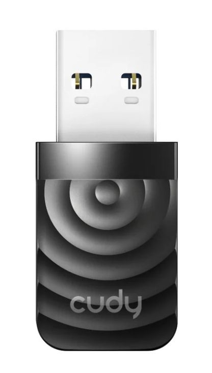 Wi-Fi адаптер Cudy WU1300S AC1300 USB 3.0, черный