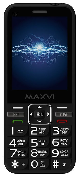 Сотовый телефон MAXVI P 3 Black