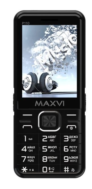 Сотовый телефон MAXVI P110 Black