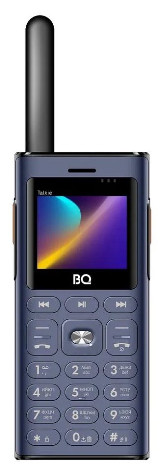 Сотовый телефон BQ M-2010 Talkie Dark Blue с функцией  UHF рации (400-470 МГц)