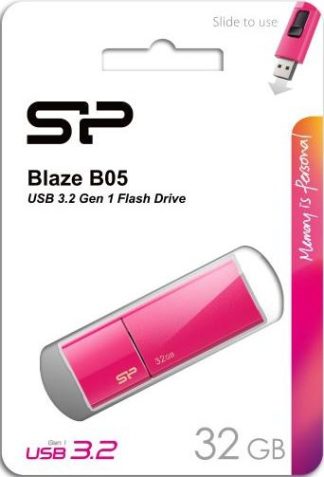 USB флеш накопитель 32 Gb Silicon Power Blaze B05 Peach USB 3.0 SP032GBUF3B05V1H