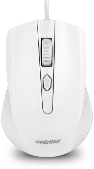 Мышь проводная Smartbuy ONE 352 белая 800/1200/1600 dpi / SBM-352-WK