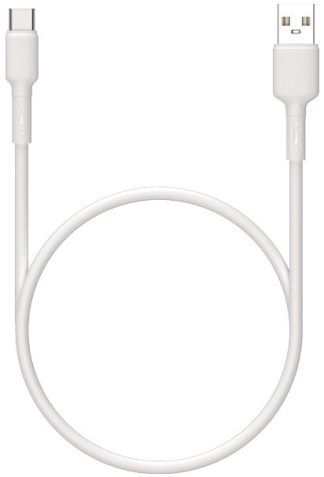 Кабель Maxvi (MC-B02) USB-C белый, 1м, 2A