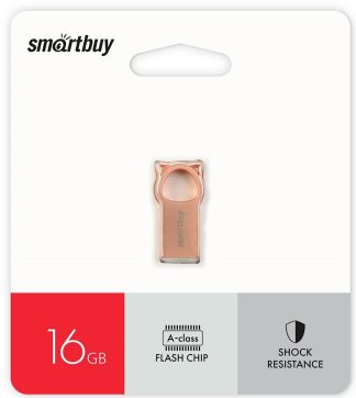 USB флеш накопитель 16 Gb SmartBuy MC5 Metal Kitty Pink SB016GBMC5