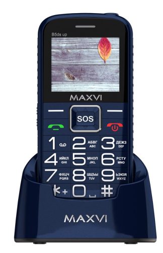 Сотовый телефон MAXVI   B5  DS up Blue