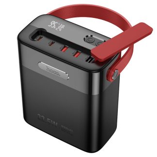 Аккумулятор внешний Hoco J143, черный 80000 mAh,