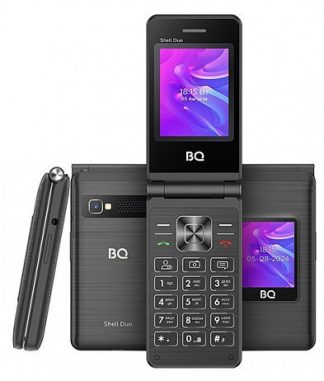 Сотовый телефон BQ M-2412 Shell Duo Black