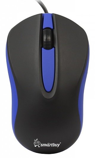 Мышь проводная Smartbuy ONE 329 USB черно-синяя 1200 dpi / SBM-329-KB