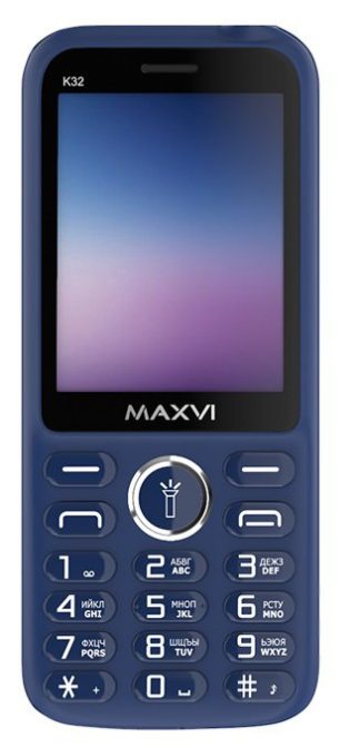 Сотовый телефон MAXVI K32 Blue