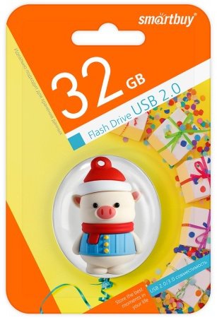 USB флеш накопитель 32 Gb SmartBuy Wild series Поросенок SB32GBHPG