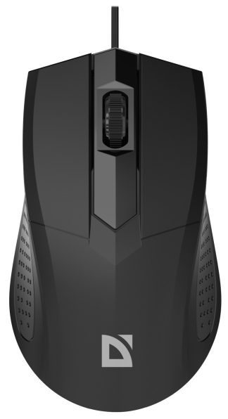 Мышь проводная Defender Optimum MB-270 PRO черный 52271 1200 dpi / кабель 1,8 м.