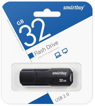 USB флеш накопитель 32 Gb SmartBuy CLUE Black SB32GBCLU-K