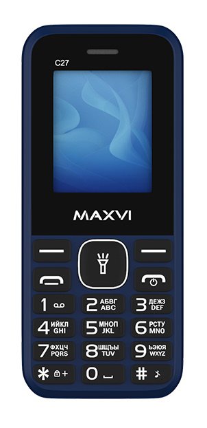 Сотовый телефон MAXVI C27 Blue