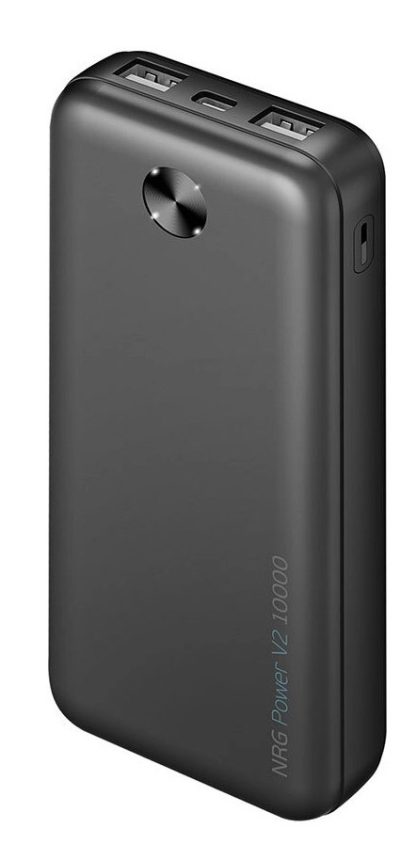 Аккумулятор внешний Deppa (33679) NRG Power V2 10000 mAh, черный