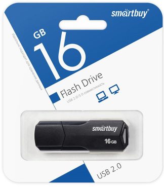 USB флеш накопитель 16 Gb SmartBuy CLUE Black SB16GBCLU-K