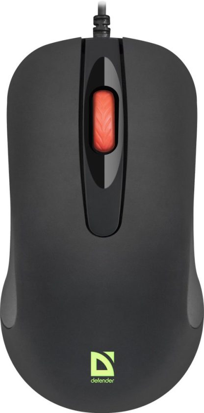 Мышь проводная Defender Ultra Classic MB-280 1000 dpi / 3 кнопки / 7 цветов подсветки