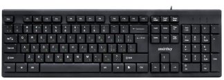 Клавиатура проводная Smartbuy ONE 114 USB черная SBK-114-K /  кабель 1,5м