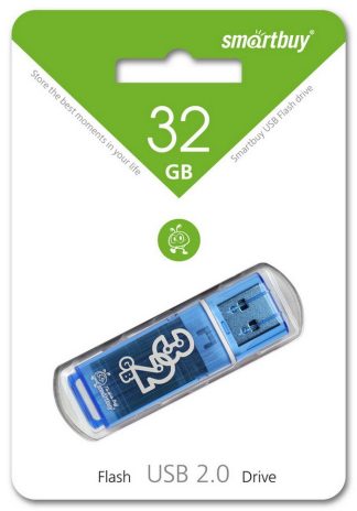 USB флеш накопитель 32 Gb SmartBuy Glossy Blue SB32GBGS-B