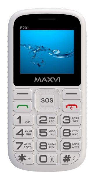 Сотовый телефон MAXVI  B201 White