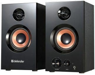 Акустическая система Defender Aurora S20 20 Вт, деревянный корпус, 220 V, 2.0
