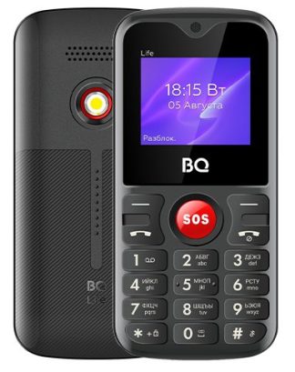 Сотовый телефон BQ M-1853 Life Black Red