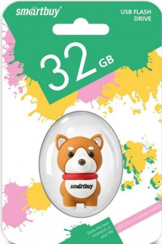 USB флеш накопитель 32 Gb SmartBuy Wild series Собачка Акита SB32GBAkitaW